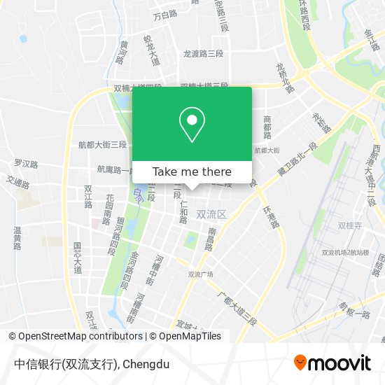 中信银行(双流支行) map