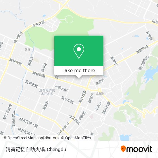 清荷记忆自助火锅 map