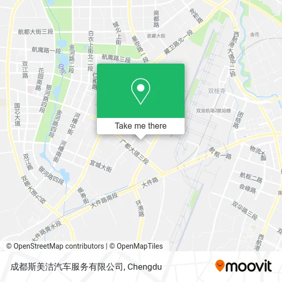 成都斯美洁汽车服务有限公司 map