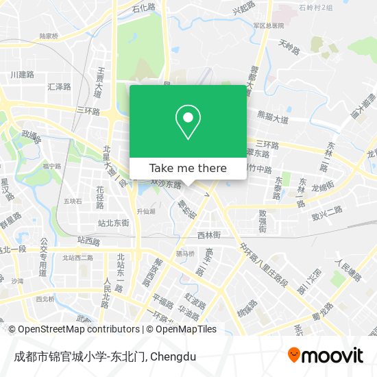 成都市锦官城小学-东北门 map