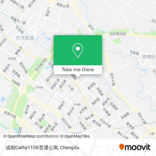 成都Cathy1108普通公寓 map