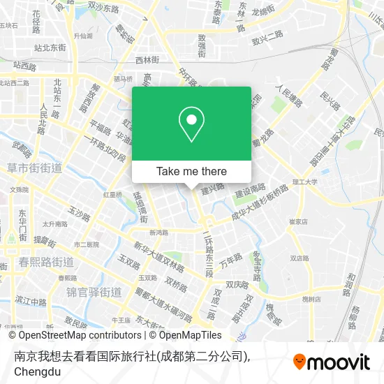 南京我想去看看国际旅行社(成都第二分公司) map