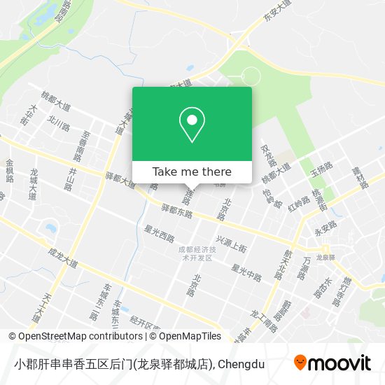 小郡肝串串香五区后门(龙泉驿都城店) map