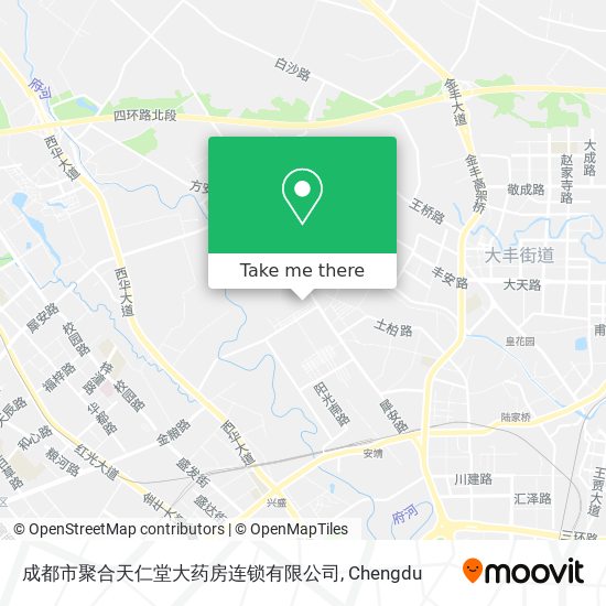 成都市聚合天仁堂大药房连锁有限公司 map