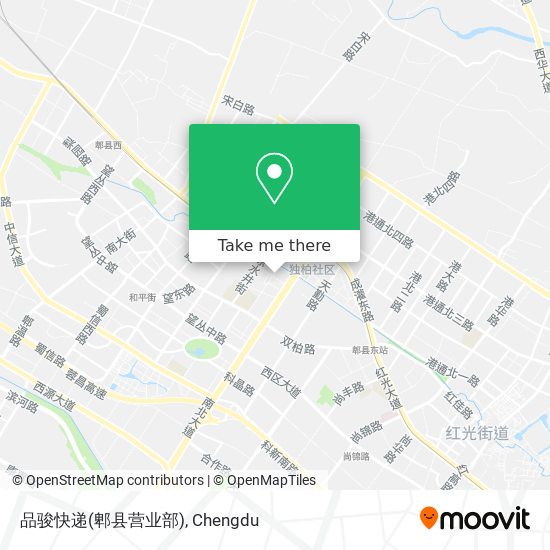 品骏快递(郫县营业部) map