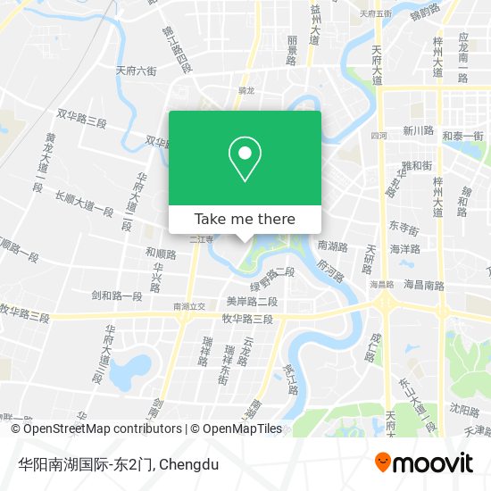 华阳南湖国际-东2门 map
