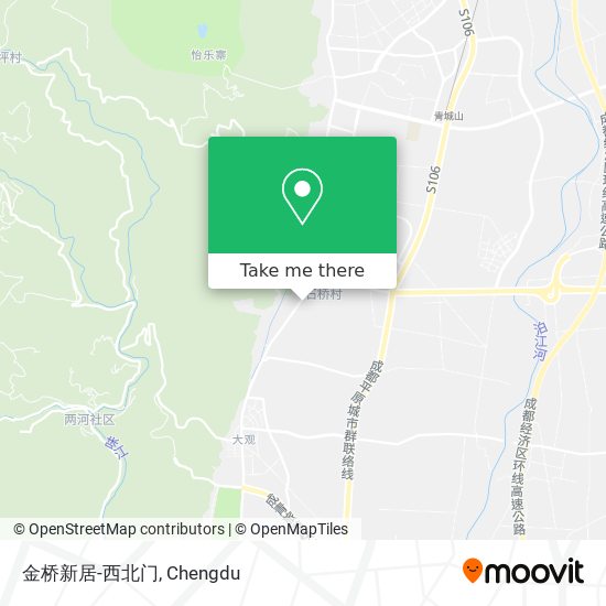 金桥新居-西北门 map