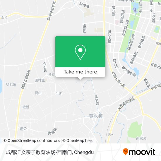 成都汇众亲子教育农场-西南门 map