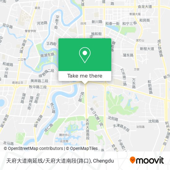 天府大道南延线/天府大道南段(路口) map