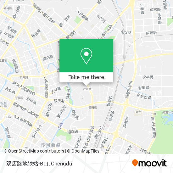 双店路地铁站-B口 map
