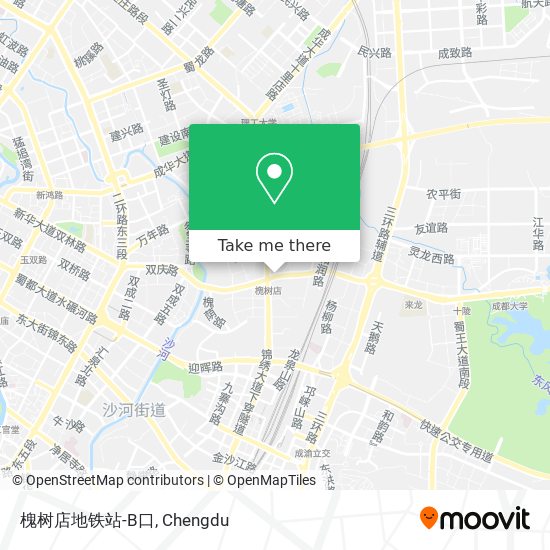 槐树店地铁站-B口 map