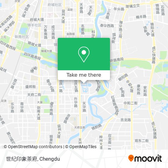 世纪印象茶府 map