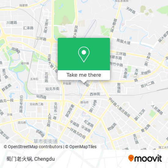 蜀门老火锅 map
