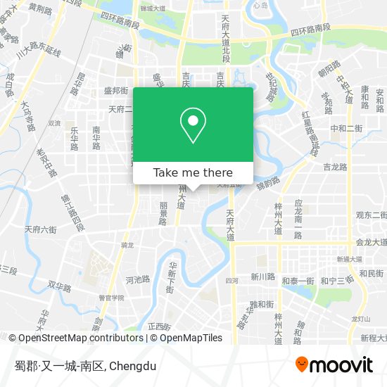 蜀郡·又一城-南区 map