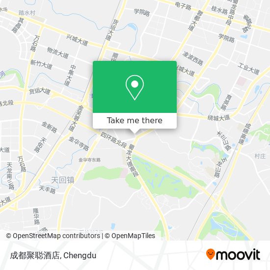 成都聚聪酒店 map