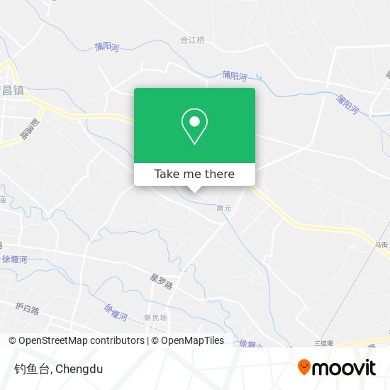 钓鱼台 map