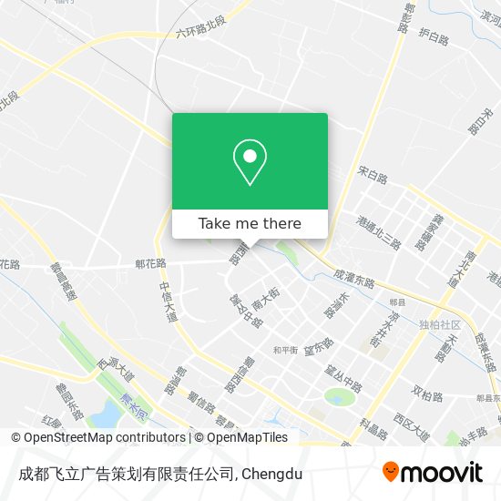 成都飞立广告策划有限责任公司 map