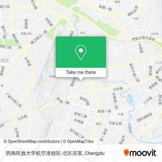 西南民族大学航空港校区-北区浴室 map