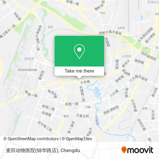 麦田动物医院(锦华路店) map