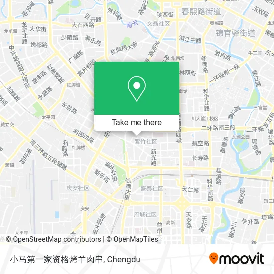 小马第一家资格烤羊肉串 map