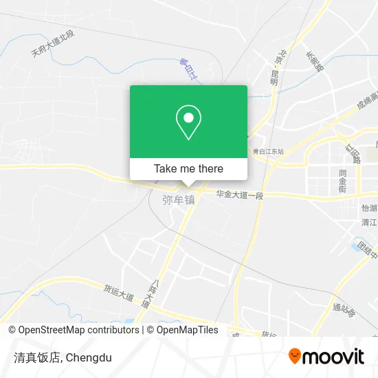 清真饭店 map