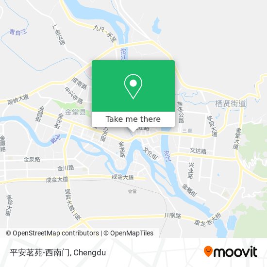 平安茗苑-西南门 map