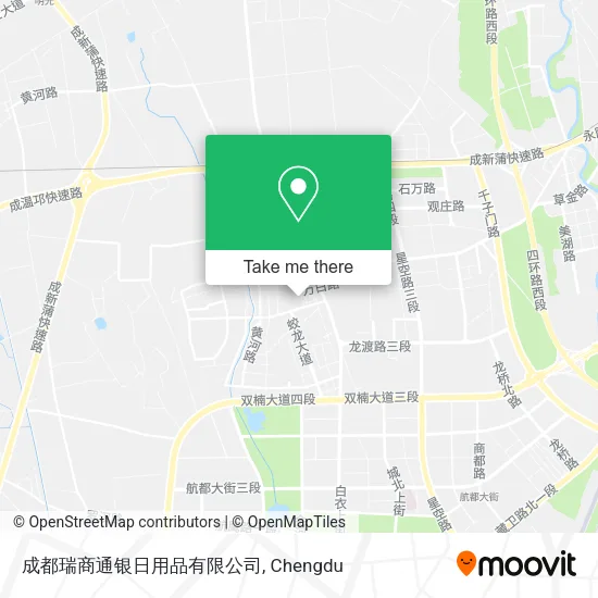 成都瑞商通银日用品有限公司 map