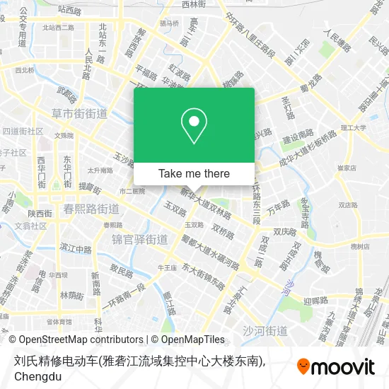 刘氏精修电动车(雅砻江流域集控中心大楼东南) map