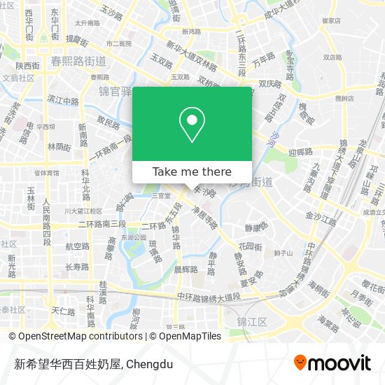 新希望华西百姓奶屋 map