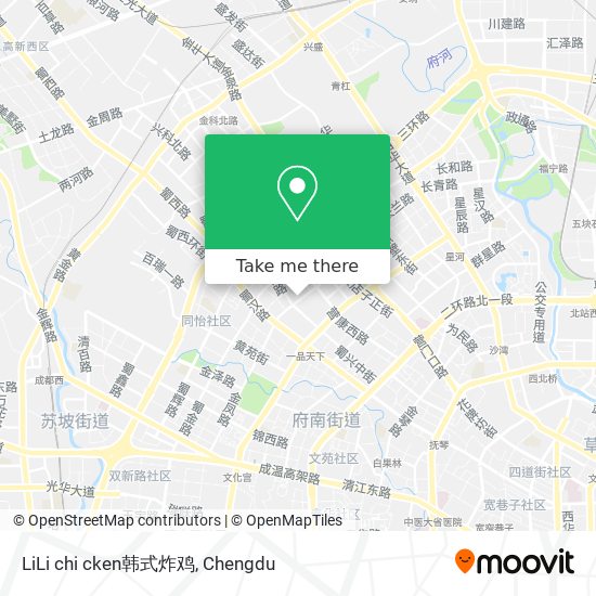 LiLi chi cken韩式炸鸡 map