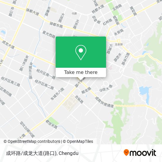 成环路/成龙大道(路口) map