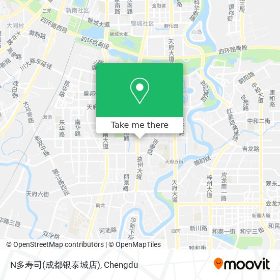 N多寿司(成都银泰城店) map