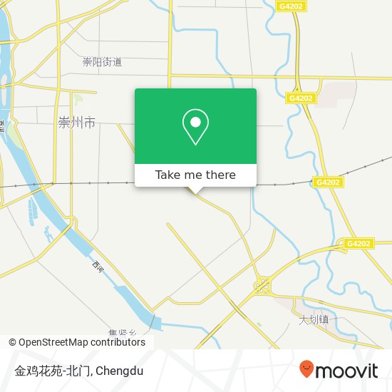 金鸡花苑-北门 map