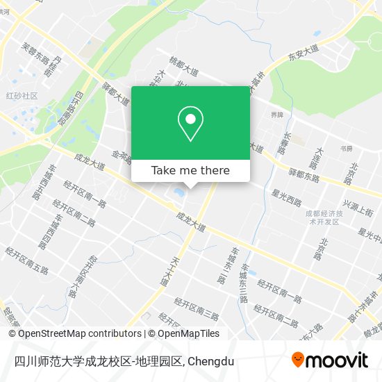 四川师范大学成龙校区-地理园区 map