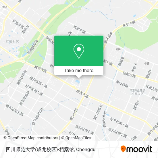 四川师范大学(成龙校区)-档案馆 map
