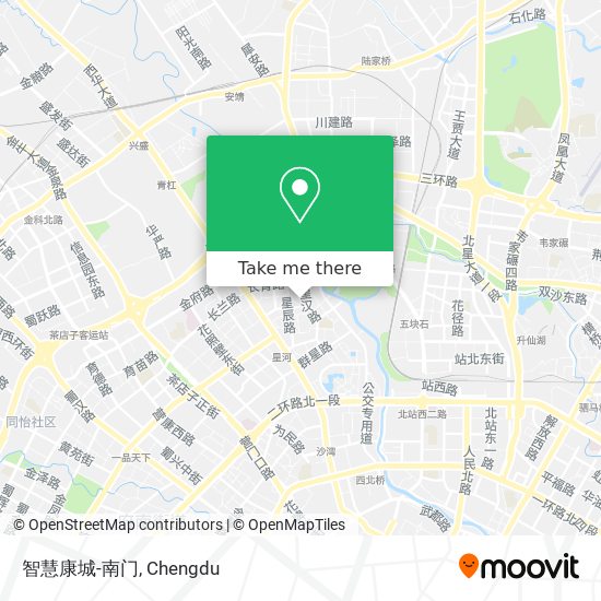 智慧康城-南门 map