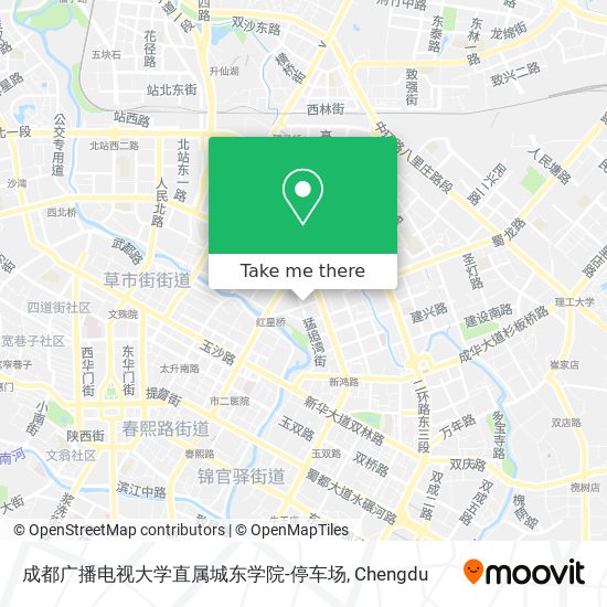 成都广播电视大学直属城东学院-停车场 map