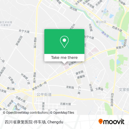 四川省康复医院-停车场 map