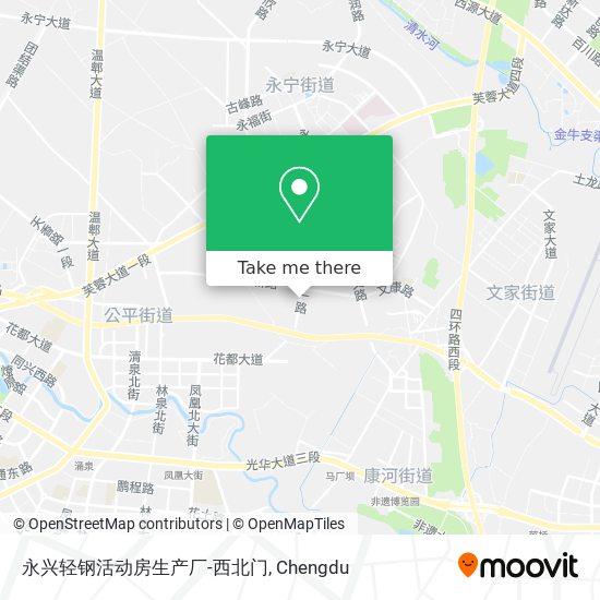 永兴轻钢活动房生产厂-西北门 map