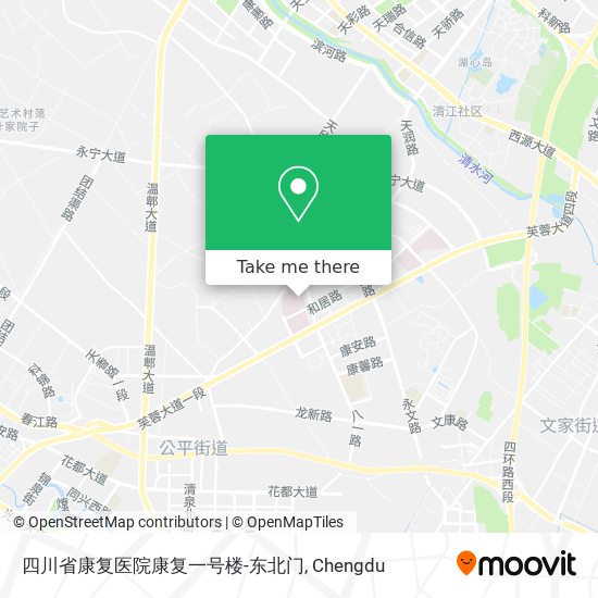四川省康复医院康复一号楼-东北门 map