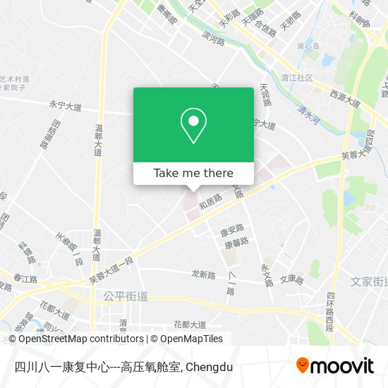 四川八一康复中心---高压氧舱室 map