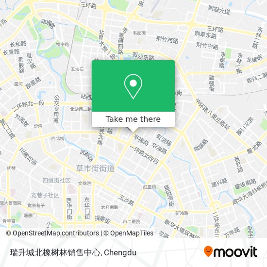瑞升城北橡树林销售中心 map