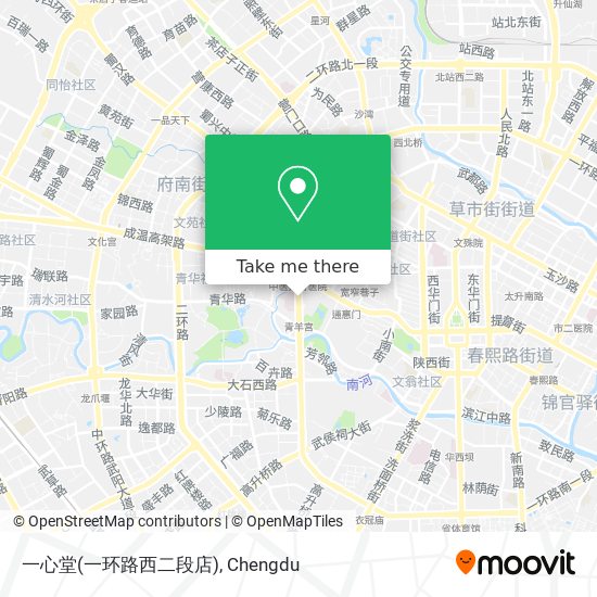 一心堂(一环路西二段店) map