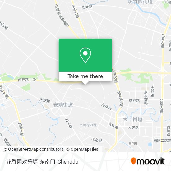 花香园欢乐塘-东南门 map