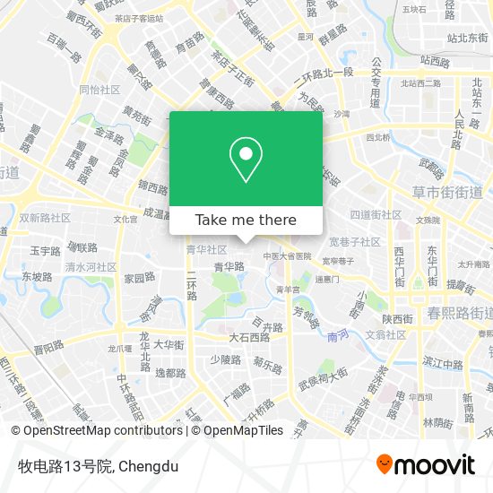 牧电路13号院 map