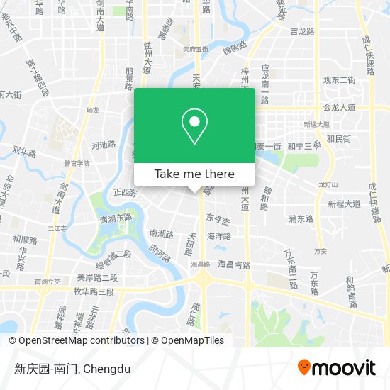 新庆园-南门 map