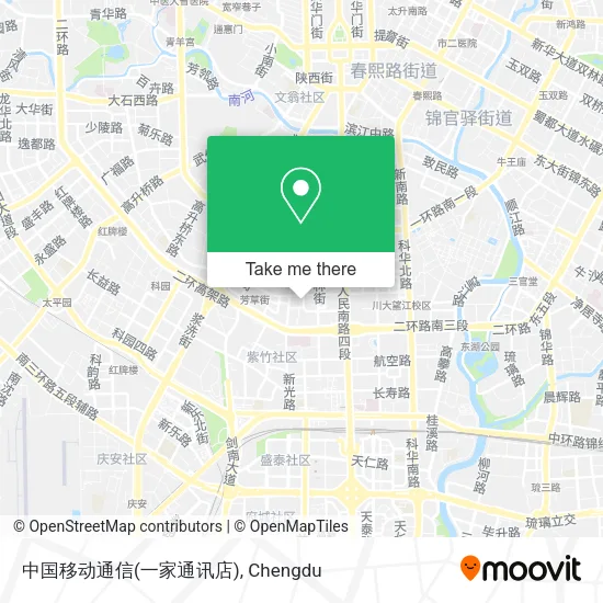 中国移动通信(一家通讯店) map