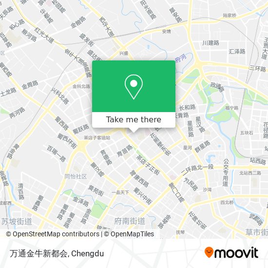 万通金牛新都会 map