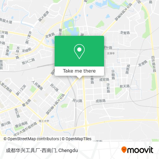 成都华兴工具厂-西南门 map