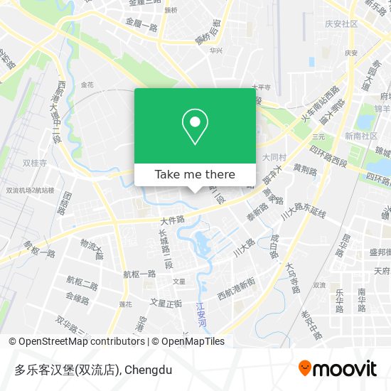 多乐客汉堡(双流店) map
